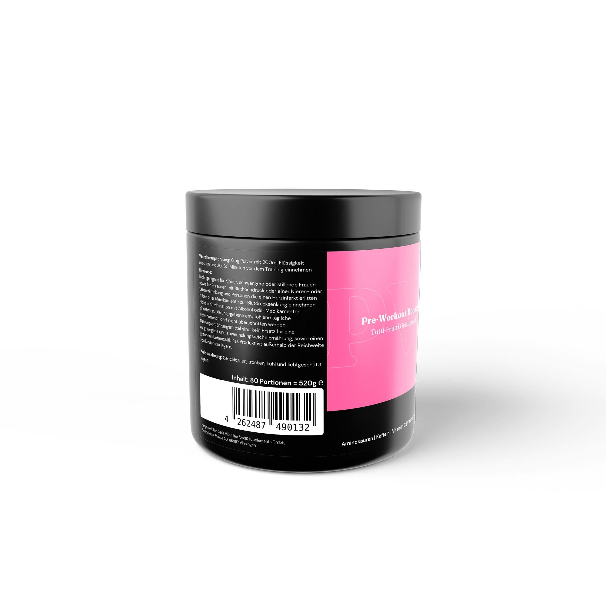 Pre-Workout Booster - Geschmack: Tutti Frutti